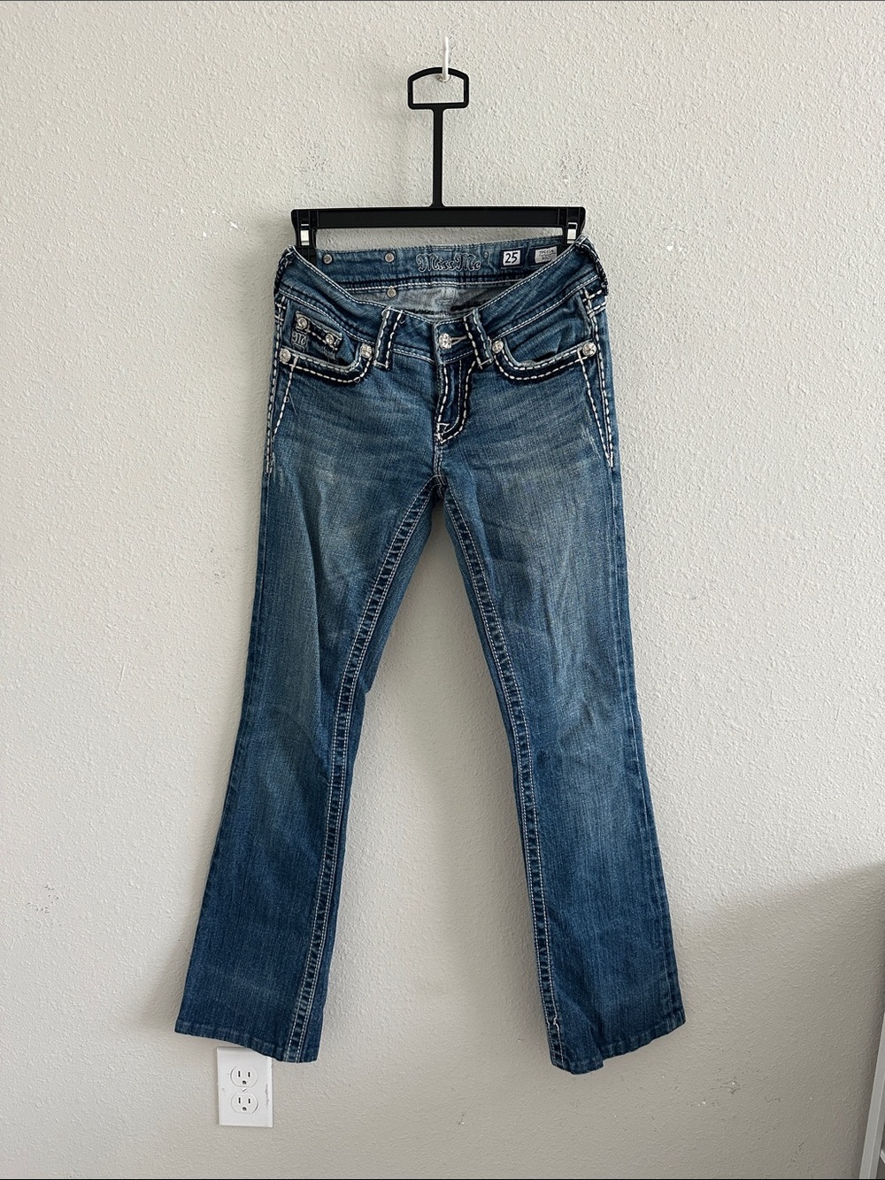 Junior miss me low waist jeans size 25